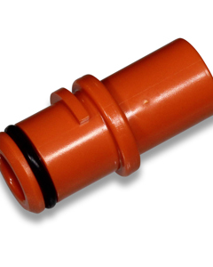 Transition piece orange press. reg. to hose 3/4"